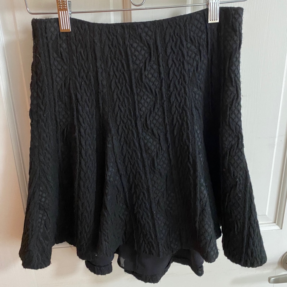 Black party skirt